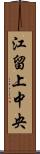 江留上中央 Scroll