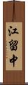 江留中 Scroll