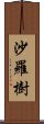 沙羅樹 Scroll