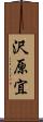 沢原宜 Scroll