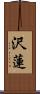 沢蓮 Scroll