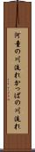 河童の川流れ Scroll
