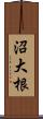 沼大根 Scroll