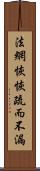 法網恢恢，疏而不漏 Scroll