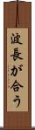 波長が合う Scroll