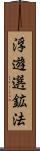 浮遊選鉱法 Scroll