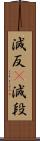 減反(P) Scroll