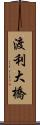 渡利大橋 Scroll