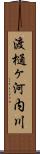 渡樋ヶ河内川 Scroll