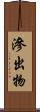 滲出物 Scroll