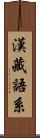 漢藏語系 Scroll