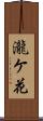 瀧ケ花 Scroll