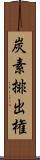 炭素排出権 Scroll