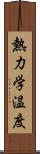 熱力学温度 Scroll