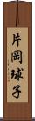 片岡球子 Scroll