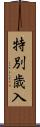 特別歳入 Scroll