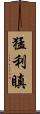 猛利瞋 Scroll