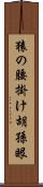 猿の腰掛け Scroll