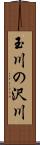 玉川の沢川 Scroll