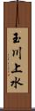 玉川上水 Scroll