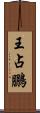 王占鵬 Scroll