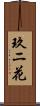 玖ニ花 Scroll