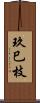 玖巳枝 Scroll