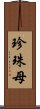 珍珠母 Scroll