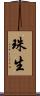 珠生 Scroll