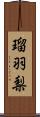 瑠羽梨 Scroll