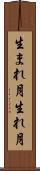 生まれ月 Scroll