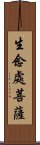 生念處菩薩 Scroll