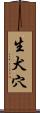 生犬穴 Scroll