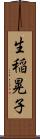 生稲晃子 Scroll