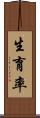 生育率 Scroll