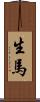 生馬 Scroll