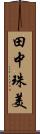 田中珠美 Scroll