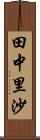 田中里沙 Scroll