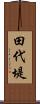 田代堤 Scroll