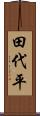 田代平 Scroll