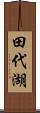 田代湖 Scroll