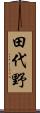 田代野 Scroll