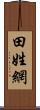 田姓網 Scroll
