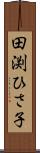 田渕ひさ子 Scroll