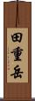 田重岳 Scroll