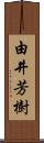 由井芳樹 Scroll