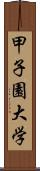 甲子園大学 Scroll