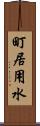 町居用水 Scroll