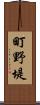 町野堤 Scroll