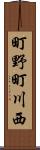 町野町川西 Scroll